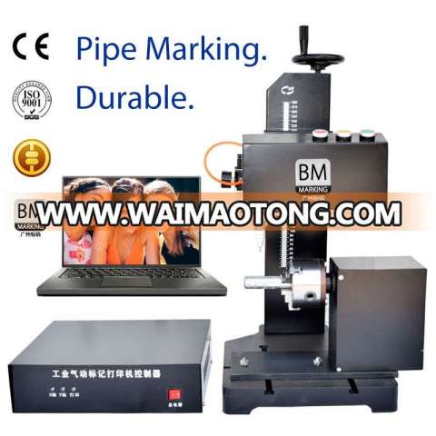 10 Years Cast Iron Auto Parts Metal Parts Dot Pin Pneumatic Marking Machine